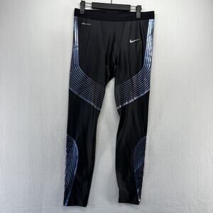 Nike Running Tights Mens Large Black Power Power Speed Reflective Pro Elite Gym